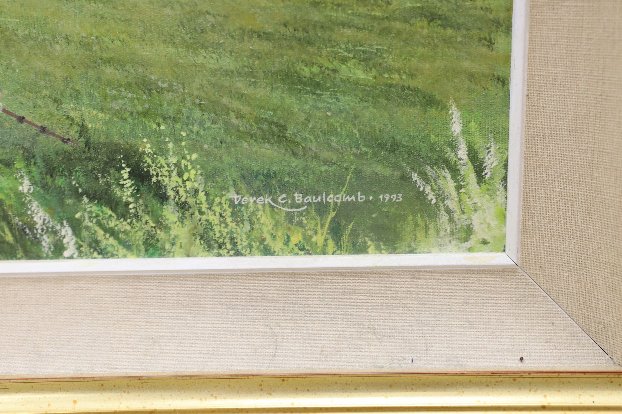 Derek C. Baulcomb (d.2020), oil on canvas, 'Wilmington', signed and dated 1993, 50 x 75cm